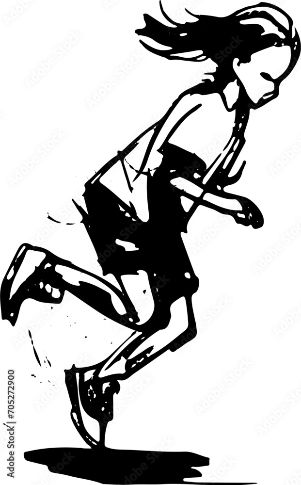 Vektorgrafik Silhouette Sportler Skizzengrafik Skizze Sketch Vektorgrafik Silhouette Sportler Skizzengrafik Skizze Sketch