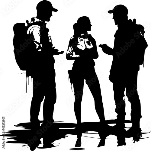 Vektorgrafik Silhouette Sportler Skizzengrafik Skizze Sketch 