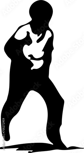 Vektorgrafik Silhouette Sportler Skizzengrafik Skizze Sketch 