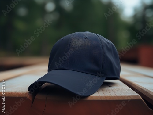 Wallpaper Mural Trendy Baseball Cap Mockup for Sports and Streetwear - AI Generated Torontodigital.ca