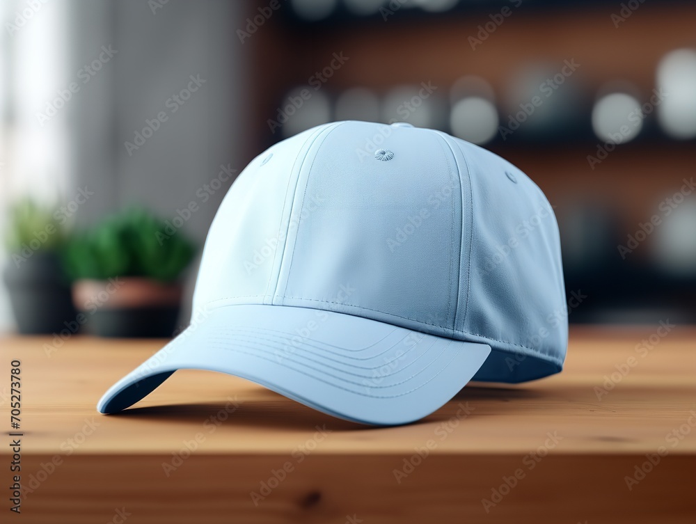 Trendy Baseball Cap Mockup for Sports and Streetwear - AI Generated Trendy Baseball Cap Mockup for Sports and Streetwear - AI Generated