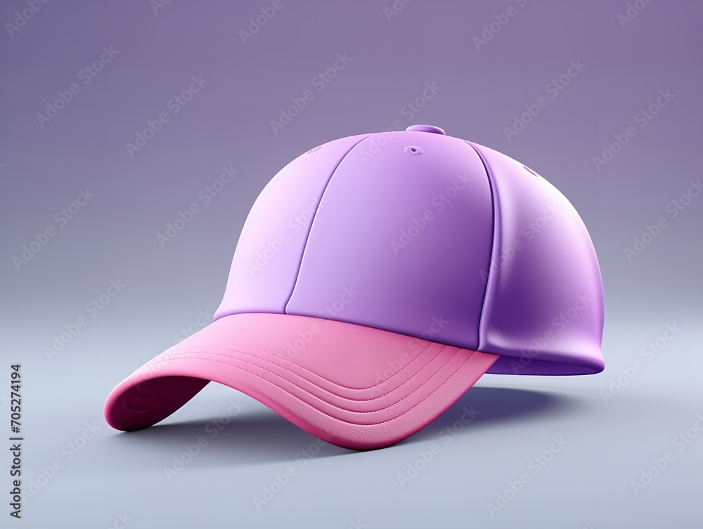 Fototapeta premium Trendy Baseball Cap Mockup for Sports and Streetwear - AI Generated