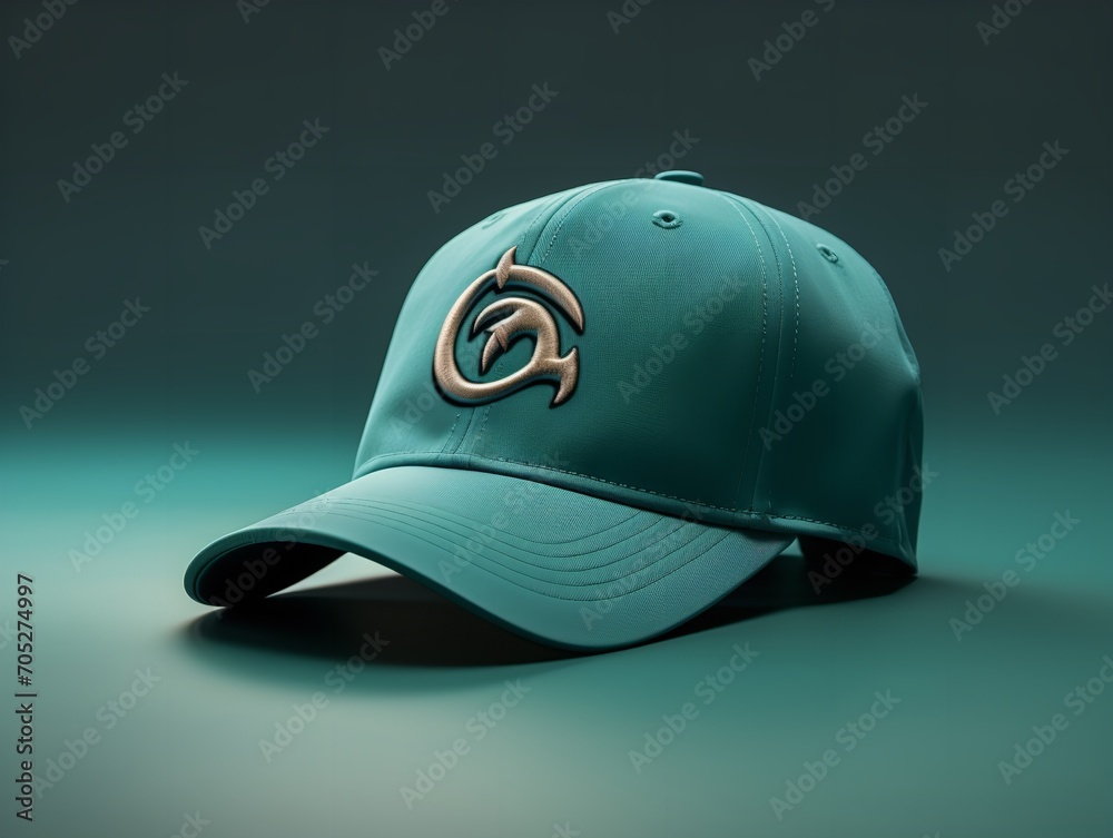 Trendy Baseball Cap Mockup for Sports and Streetwear - AI Generated Trendy Baseball Cap Mockup for Sports and Streetwear - AI Generated