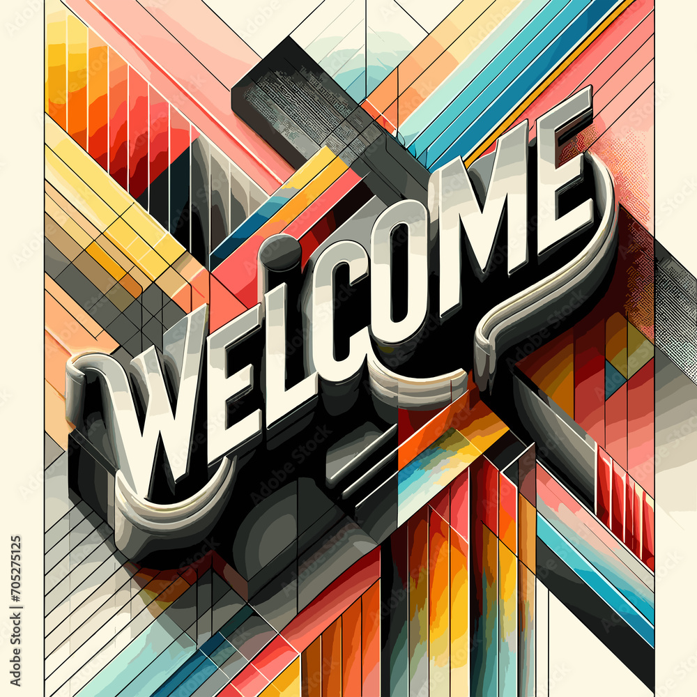 Fototapeta premium Welcome