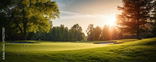 Beautiful golf course and s...