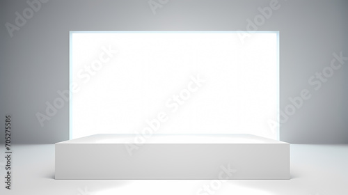 Wallpaper Mural Simple product booth, podium, stage, product commercial photography background, cosmetics booth, 3D rendering Torontodigital.ca