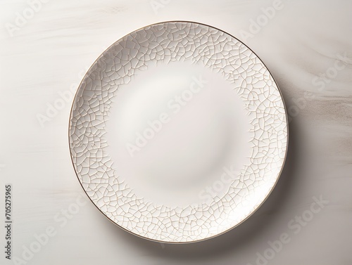 Elegant Ceramic Plate Mockup for Dining and Decor - AI Generated