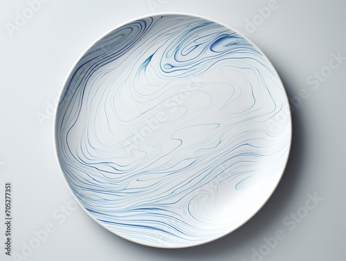 Elegant Ceramic Plate Mockup for Dining and Decor - AI Generated