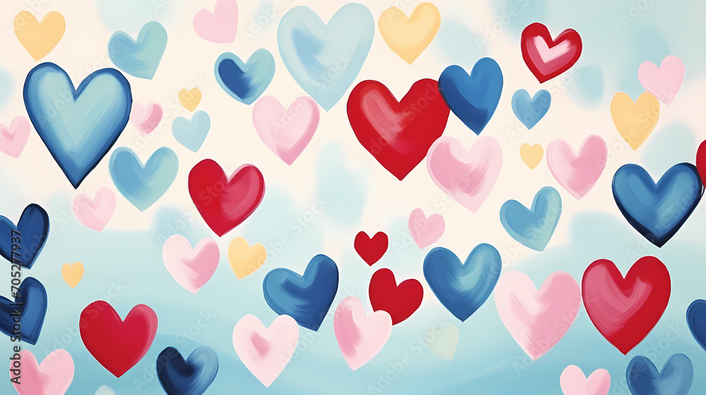 Valentine's Day, hearts, Valentine's Day background, wedding background, blank copy space Valentine's Day, hearts, Valentine's Day background, wedding background, blank copy space