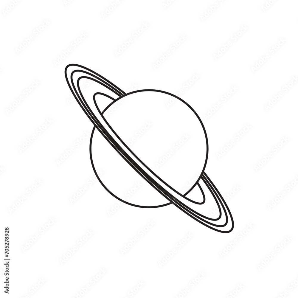 Ringed planet vector symbol emoji saturn Ringed planet vector symbol emoji saturn