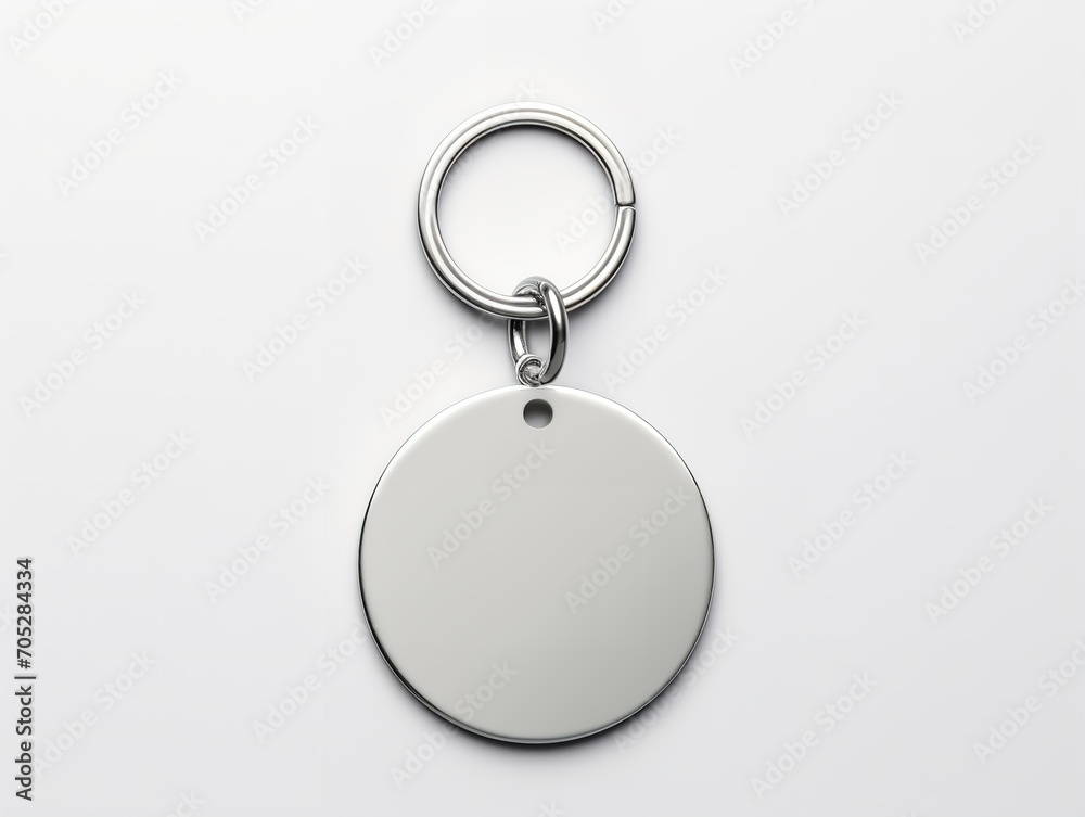 Custom Keychain Mockup for Personal and Promotional Use - AI Generated