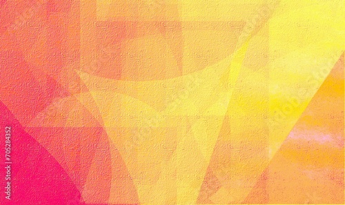 Yellow, pink abstract background banner, with copy space for text or your images