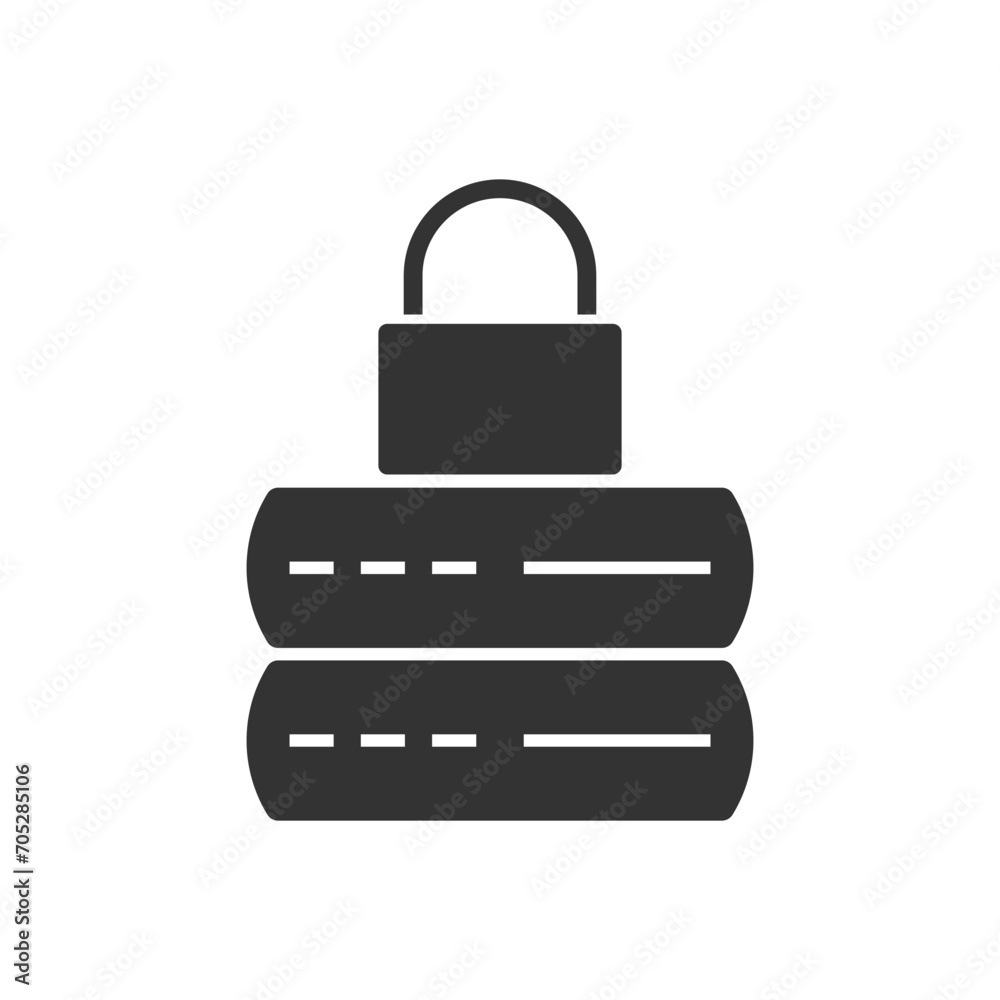 Server Lock Icon Sign Symbol Server Lock Icon Sign Symbol