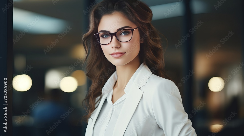 A young woman who is involved in business