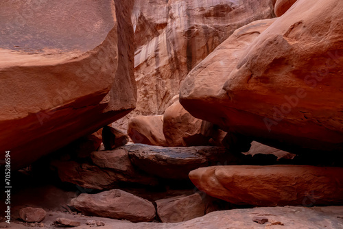 View Of Rock Formations In The American Southwest