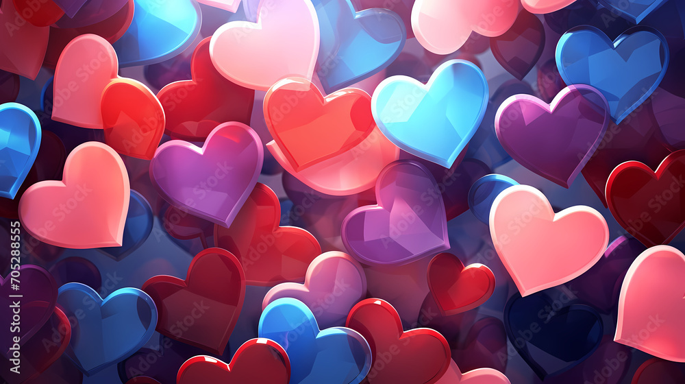 Valentine's Day, hearts, Valentine's Day background, wedding background, blank copy space Valentine's Day, hearts, Valentine's Day background, wedding background, blank copy space