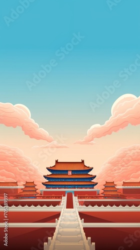 The Forbidden City illustration © duyina1990