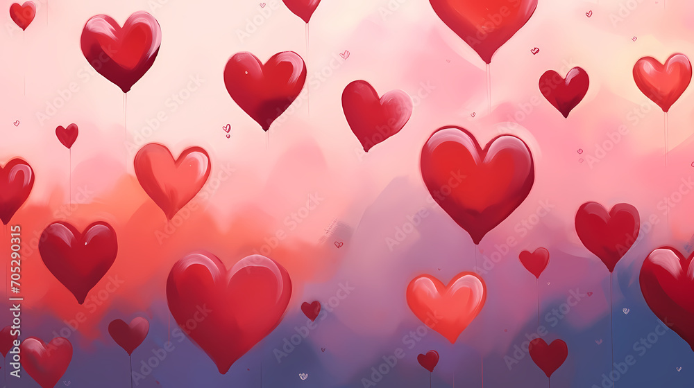 Valentine's Day, hearts, Valentine's Day background, wedding background, blank copy space Valentine's Day, hearts, Valentine's Day background, wedding background, blank copy space