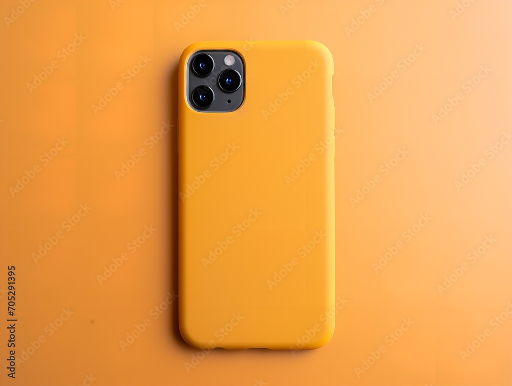 Sleek Phone Case Mockup for Smartphone Protection - AI Generated Sleek Phone Case Mockup for Smartphone Protection - AI Generated