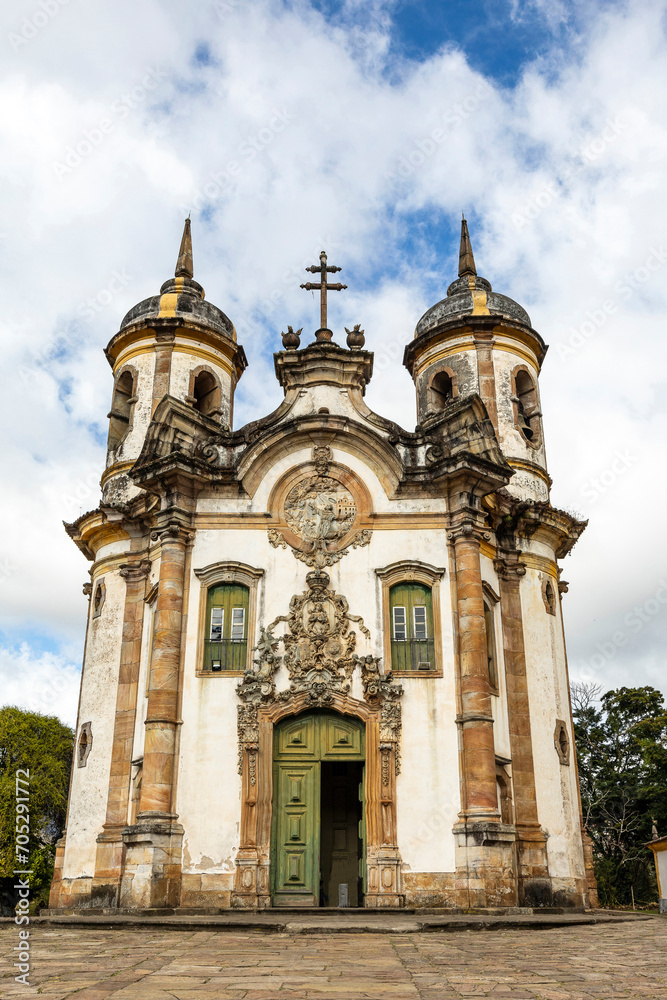 Church of Saint Francis of Assisi is a Rococo Catholic church in Ouro Preto, Brazil.