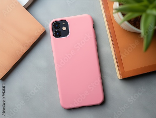 Sleek Phone Case Mockup for Smartphone Protection - AI Generated photo