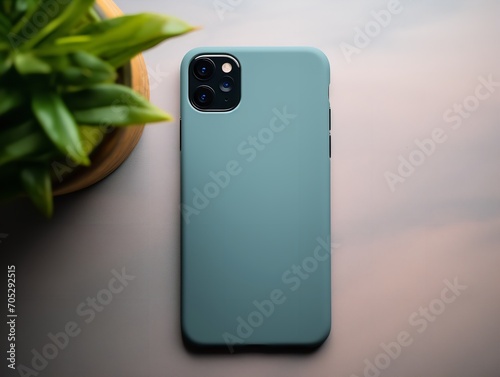 Sleek Phone Case Mockup for Smartphone Protection - AI Generated photo