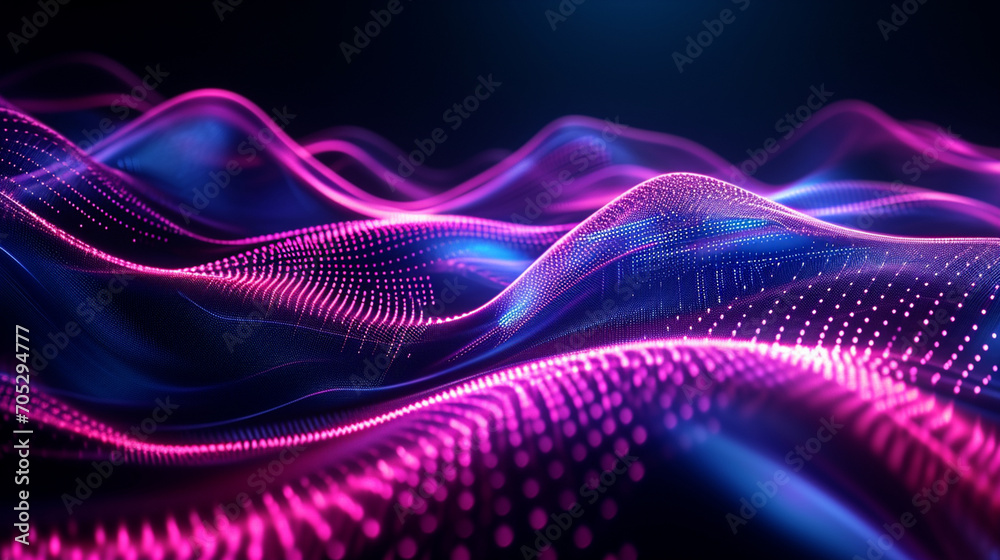 Dark Abstract Background With Neon Waves And Futuris Capture Background Dark Abstract Background With Neon Waves And Futuris Capture Background