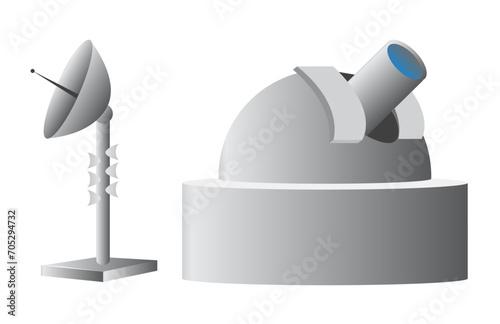 observatory and communication equipment