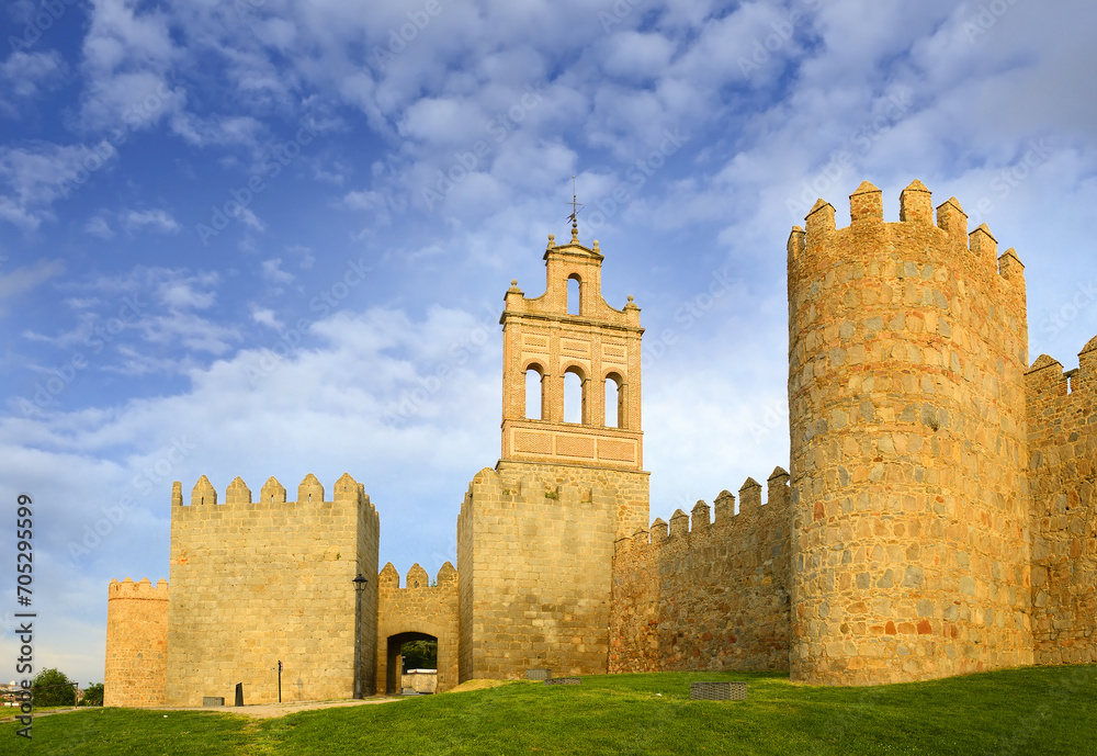 Walls of Avila, Castile and Leon, Spain, World Heritage Site by UNESCO
