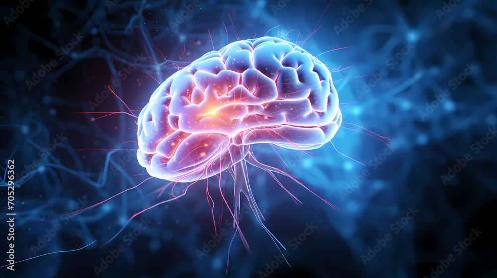 Fototapeta premium Technology abstract graphic poster web page PPT background, technology background