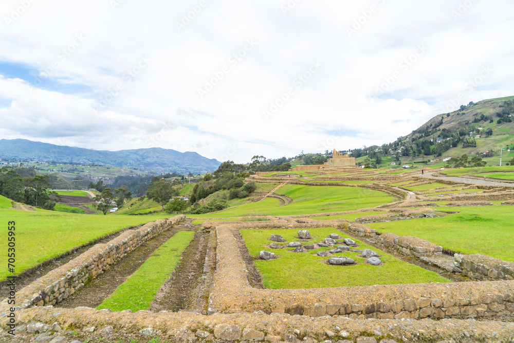 Ingapirca archaeological complex, pre-Columbian sites of ancient cultures