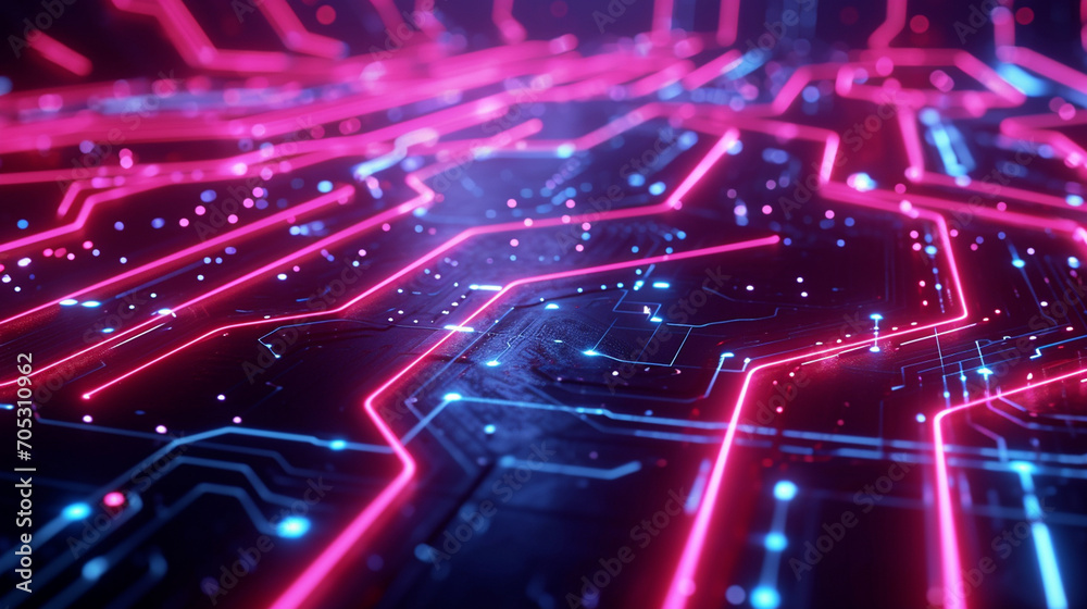 Mesmerizing Maze Of Neon Patterns On A Dark Surface Capture Technology Wallpaper Mesmerizing Maze Of Neon Patterns On A Dark Surface Capture Technology Wallpaper