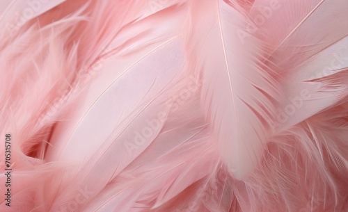 Light pink feathers background texture