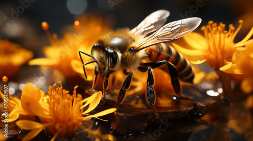 Buzzworthy Wonders: Exploring the Enchanting Realm of Insects and Nature's Blossoming Delights, generative AI
