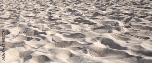 Beach sand texture for summer background.