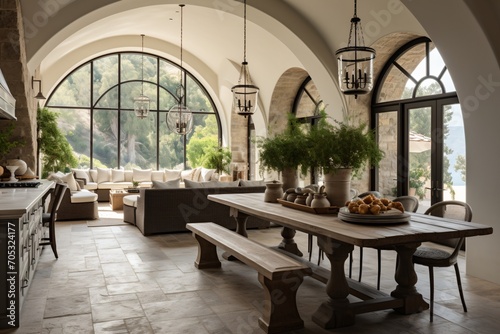 Elegant Mediterranean Style Home Interior © duyina1990