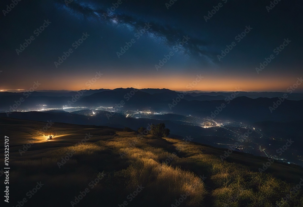 Night sky landscape stock photoNight Sky Star Space Nature Landscape
