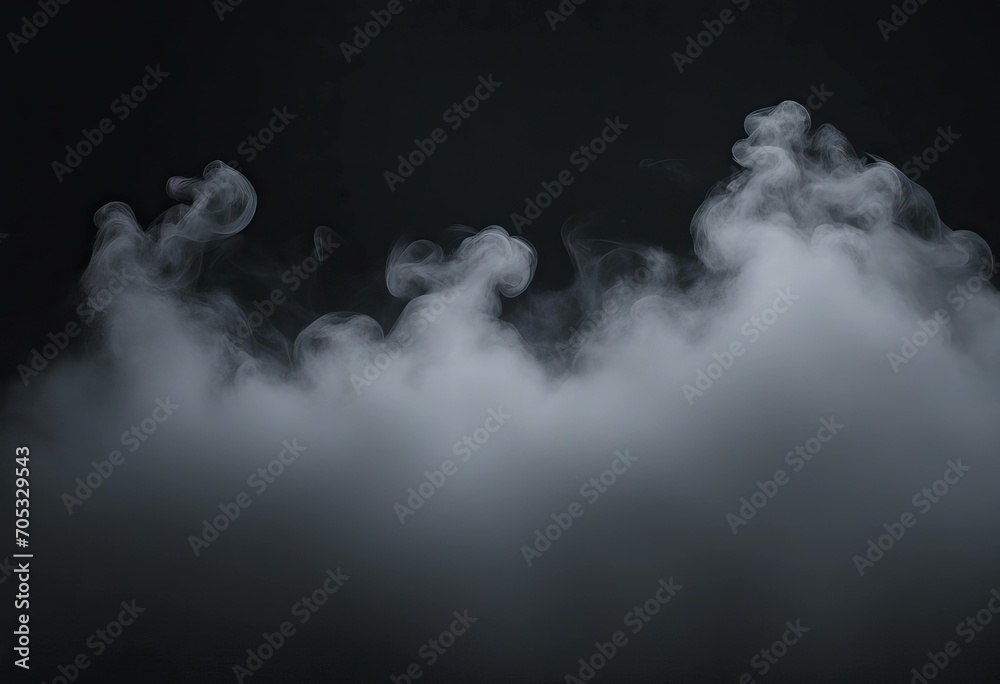 Fog or white smoke on a black background stock photoSmoke Physical Structure Black Background Fog Steam