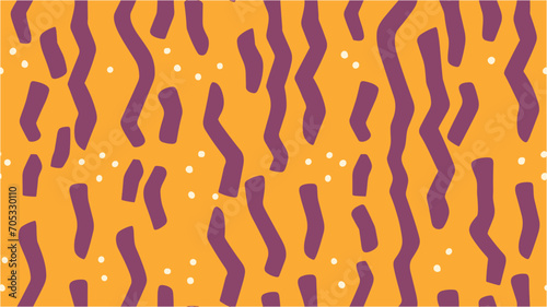 Seamless diagonal pattern. Vector hipster seamless pattern with brush stroke elements. Simple background with cute wavy line pattern. Flat lay and top view.