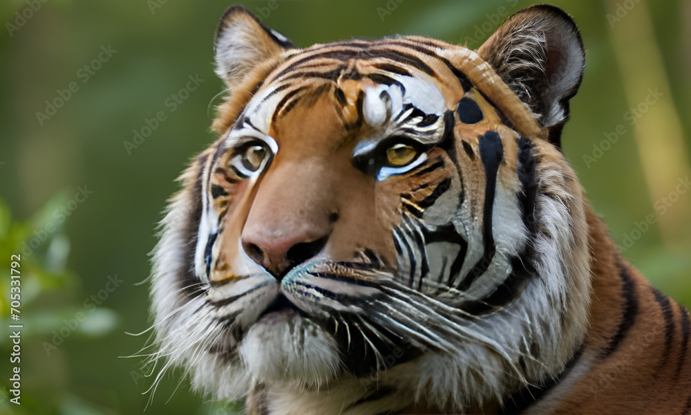 Naklejka premium portrait of a tiger