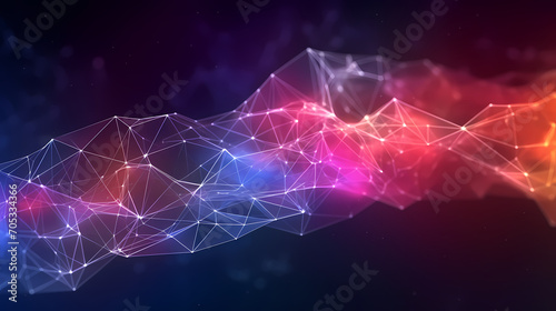 Technology abstract graphic poster web page PPT background, technology background