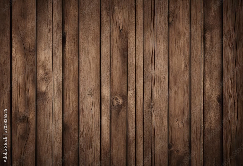 Fototapeta premium Old aged brown wooden planks background texture stock illustrationWood Material Backgrounds Textured Table Full