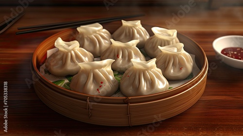 chinese dumplings dish