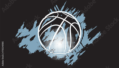 Basketball pop art design- vector illustration.