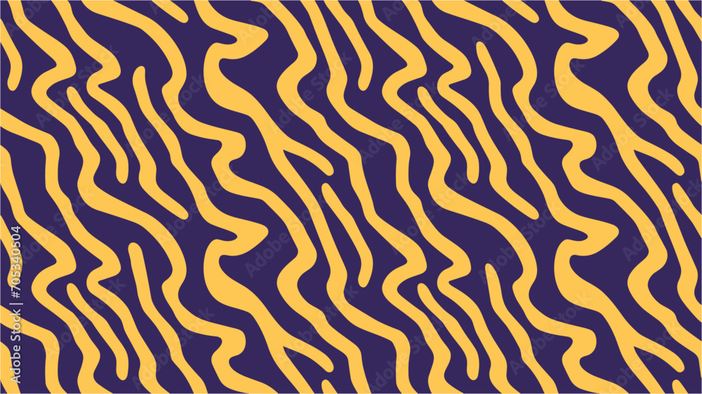 Trendy flat graphic. Abstract art. Creative Zebra Abstract Wave on Background. Digital image with a psychedelic stripes. Abstract background with colorful wavy lines pattern. Tiger striped color. Trendy flat graphic. Abstract art. Creative Zebra Abstract Wave on Background. Digital image with a psychedelic stripes. Abstract background with colorful wavy lines pattern. Tiger striped color.