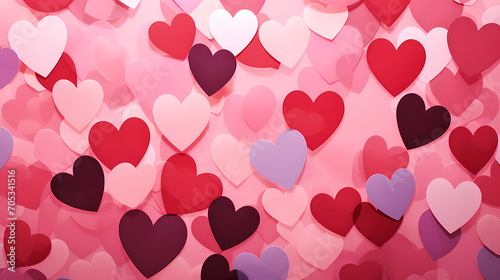 Valentine's Day, hearts, Valentine's Day background, wedding background, blank copy space