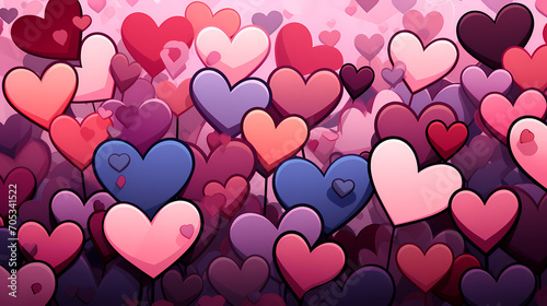 Valentine's Day, hearts, Valentine's Day background, wedding background, blank copy space