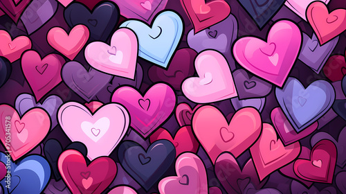 Valentine's Day, hearts, Valentine's Day background, wedding background, blank copy space