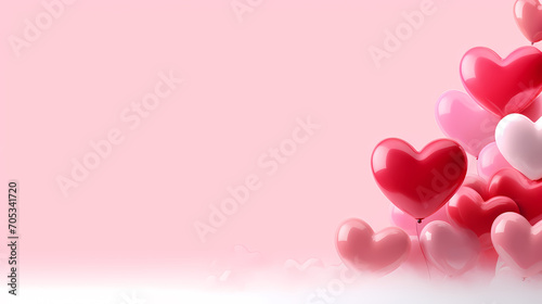Valentine's Day, hearts, Valentine's Day background, wedding background, blank copy space