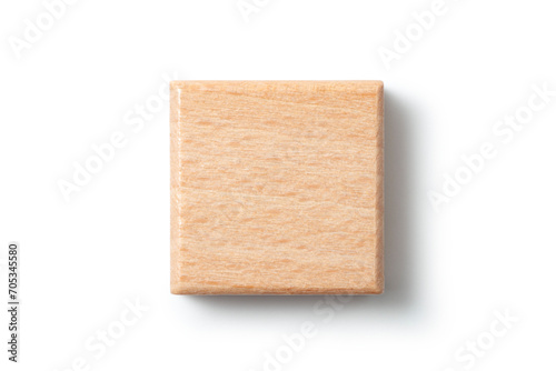 Obraz na płótnie wooden block isolated on white background